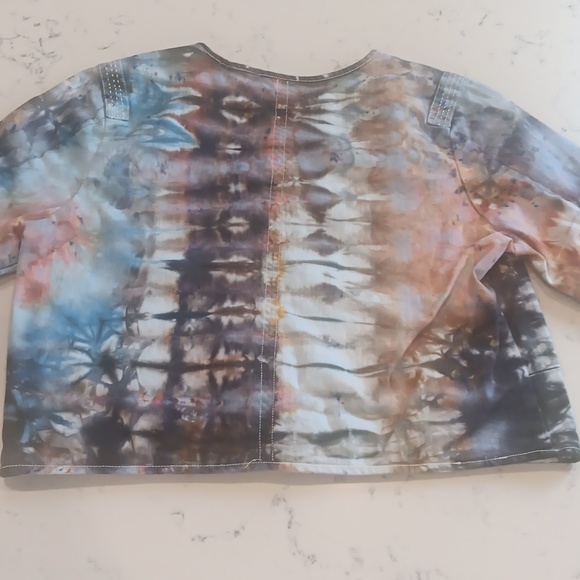 Tie Dye Denim Jacket - Picture 7 of 8